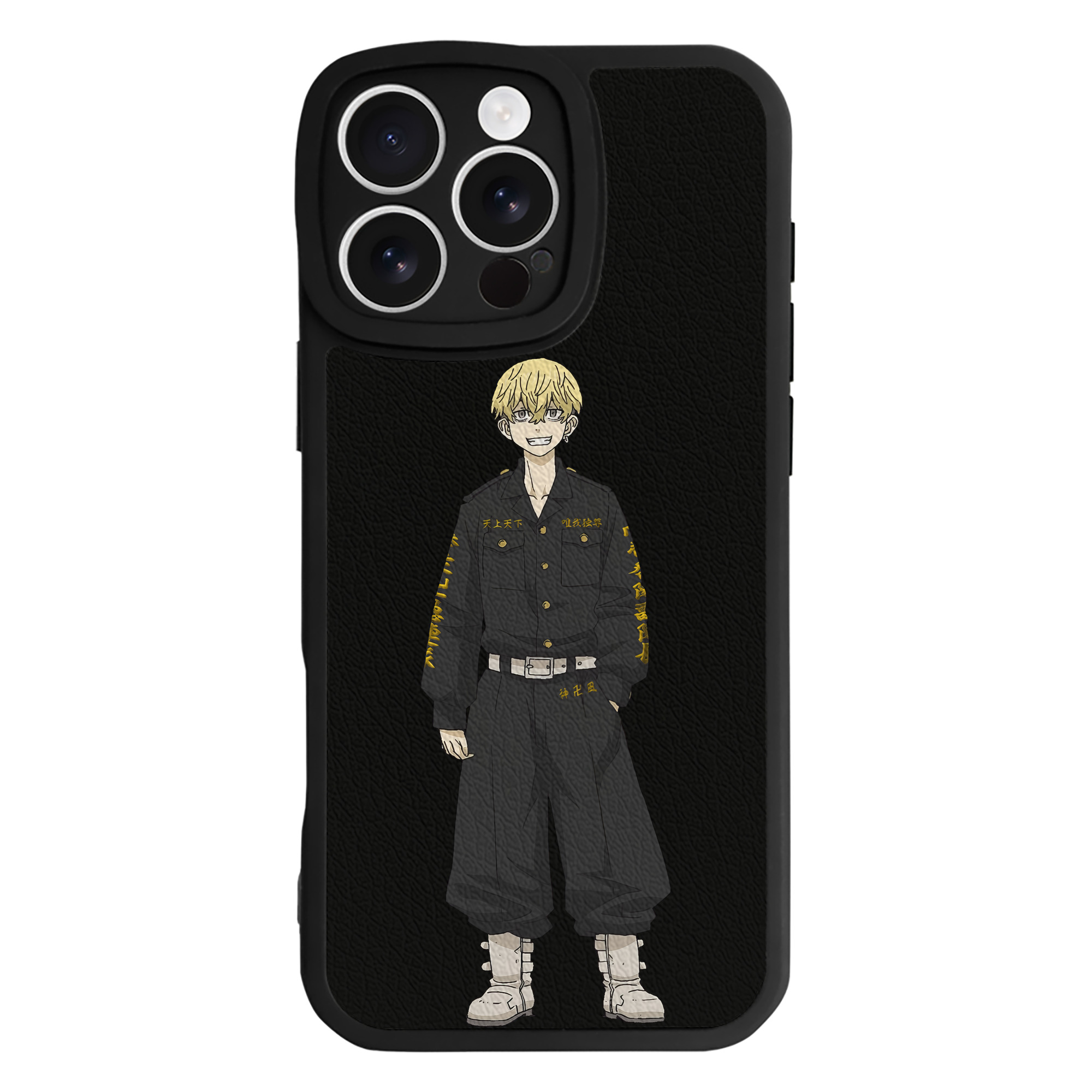 （画像用） 東京リベンジャーズ Tokyo Revengers 【iPhone 16シリーズ対応】シリコンスマホケース（レザー調） 材質：シリコン